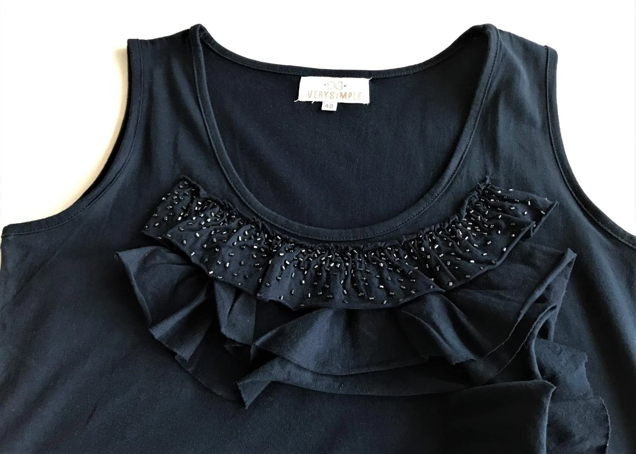 Very Simple 48/42 dark blue sleeveless. – photo 6